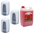 Dispenser & Antibacterial Soap Packs