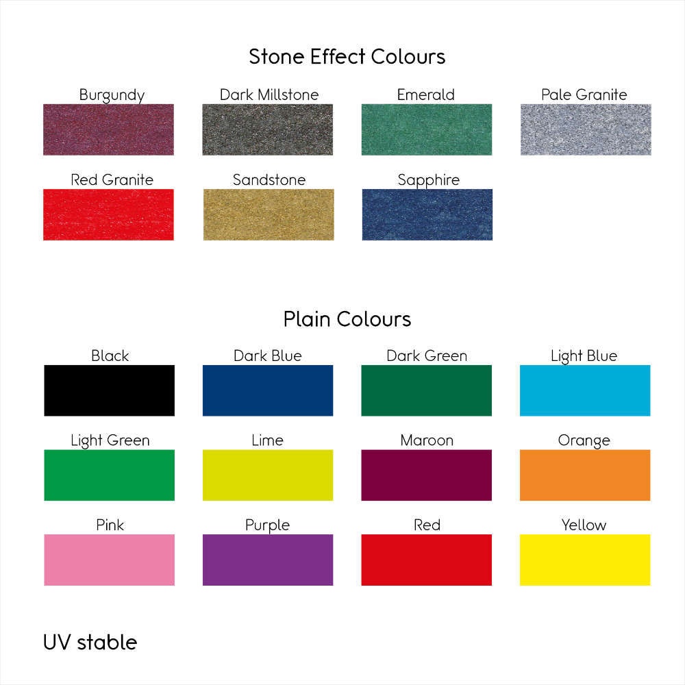 Premier Park Seat - 4 Seater - colours