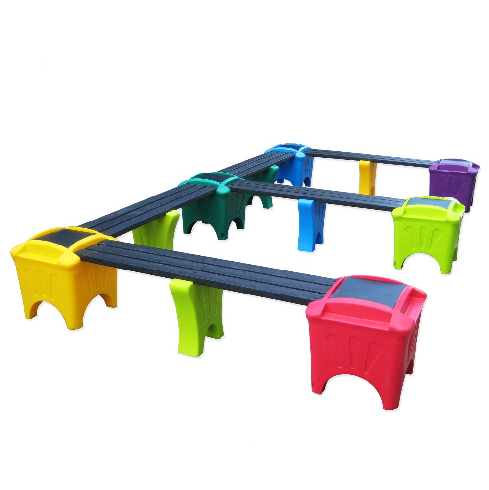 Modular Seating - E Shaped Bench