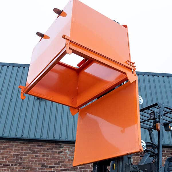 Bottom Empty Skip Forklift Attachment