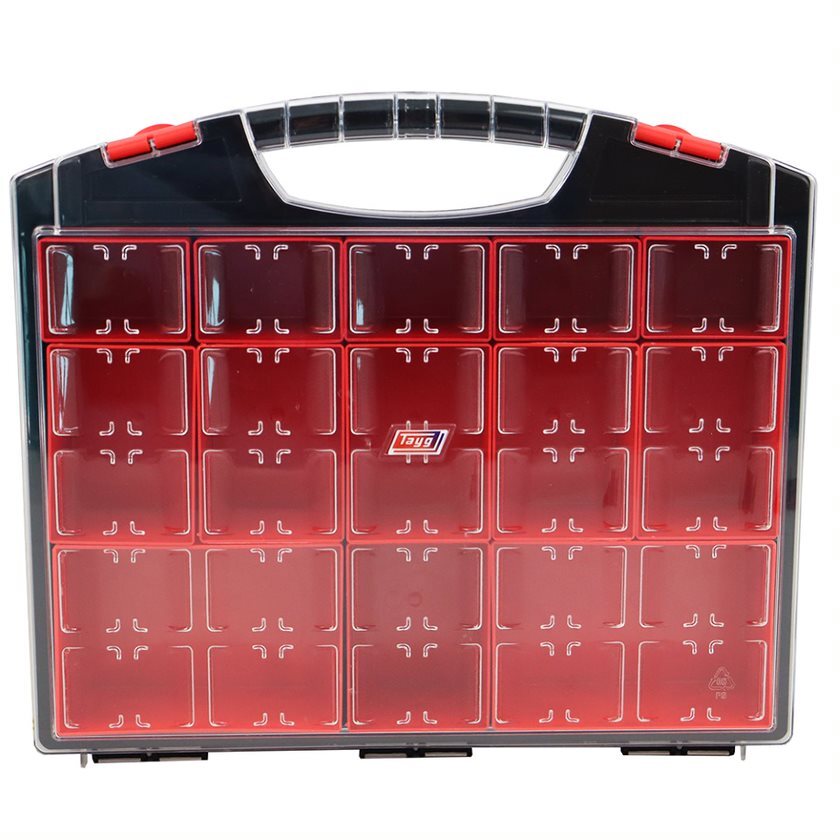 Marksman 30-Compartment Parts Storage Organizer Cabinet - Screws Carry Case Tool Box