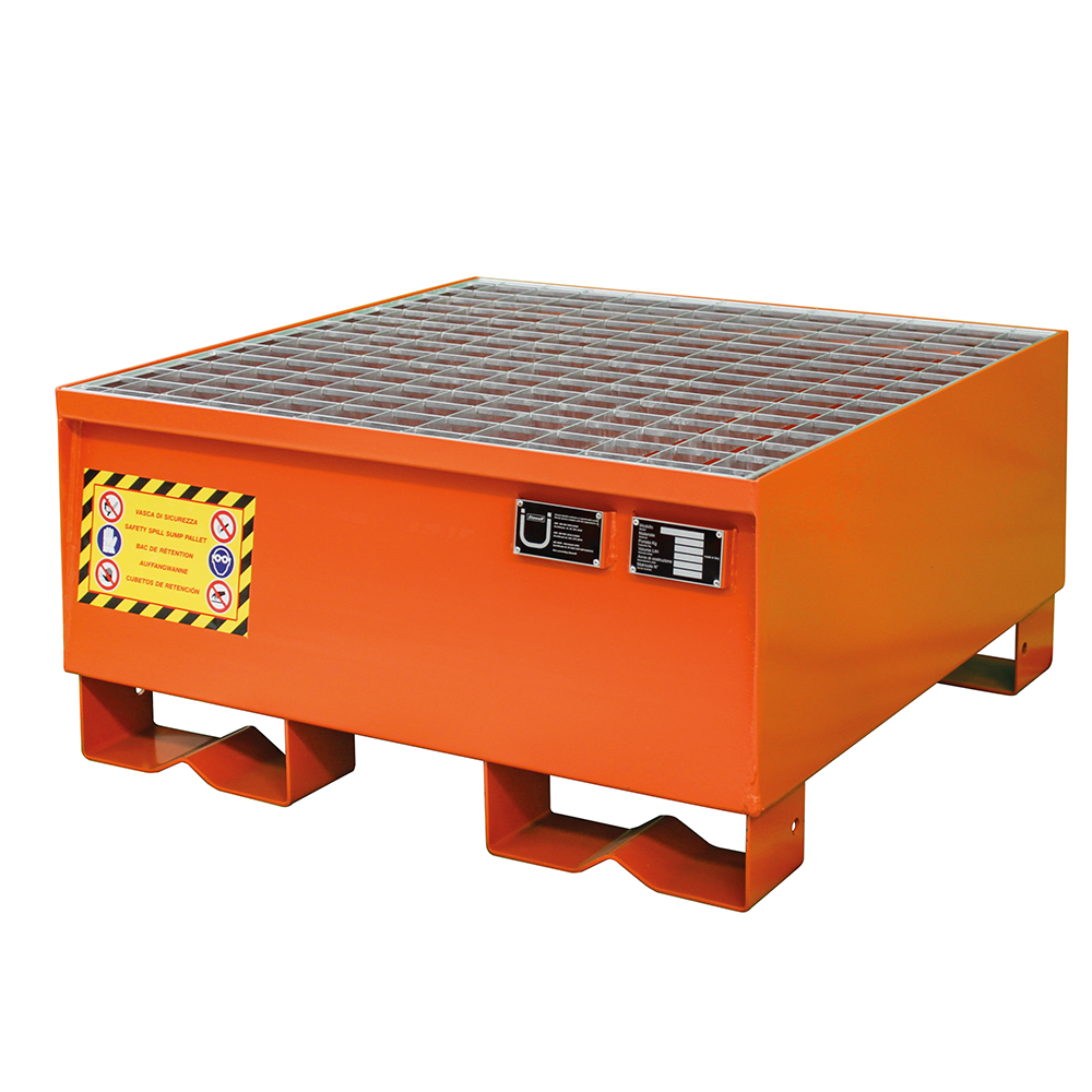 Justrite 1 Drum Steel Spill Pallet