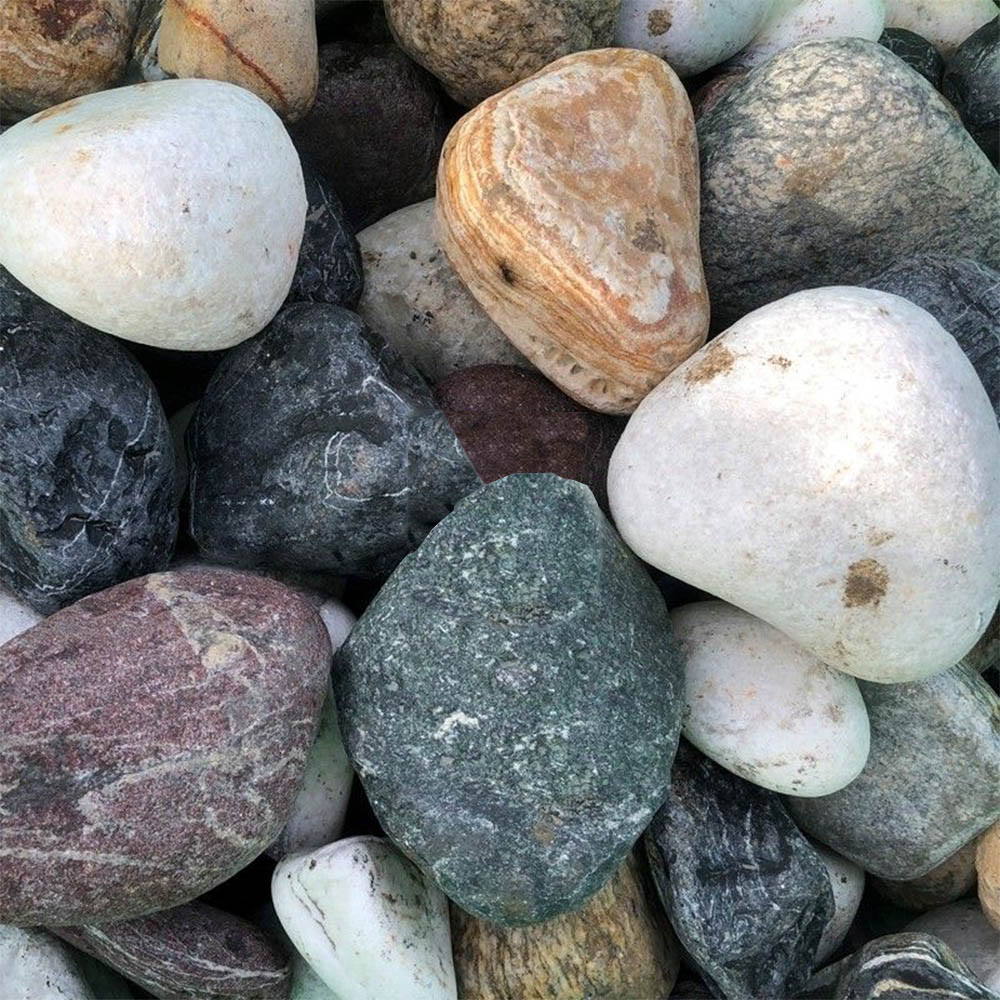 100-170mm Asian Mix Cobbles - 850kg Bulk Bag