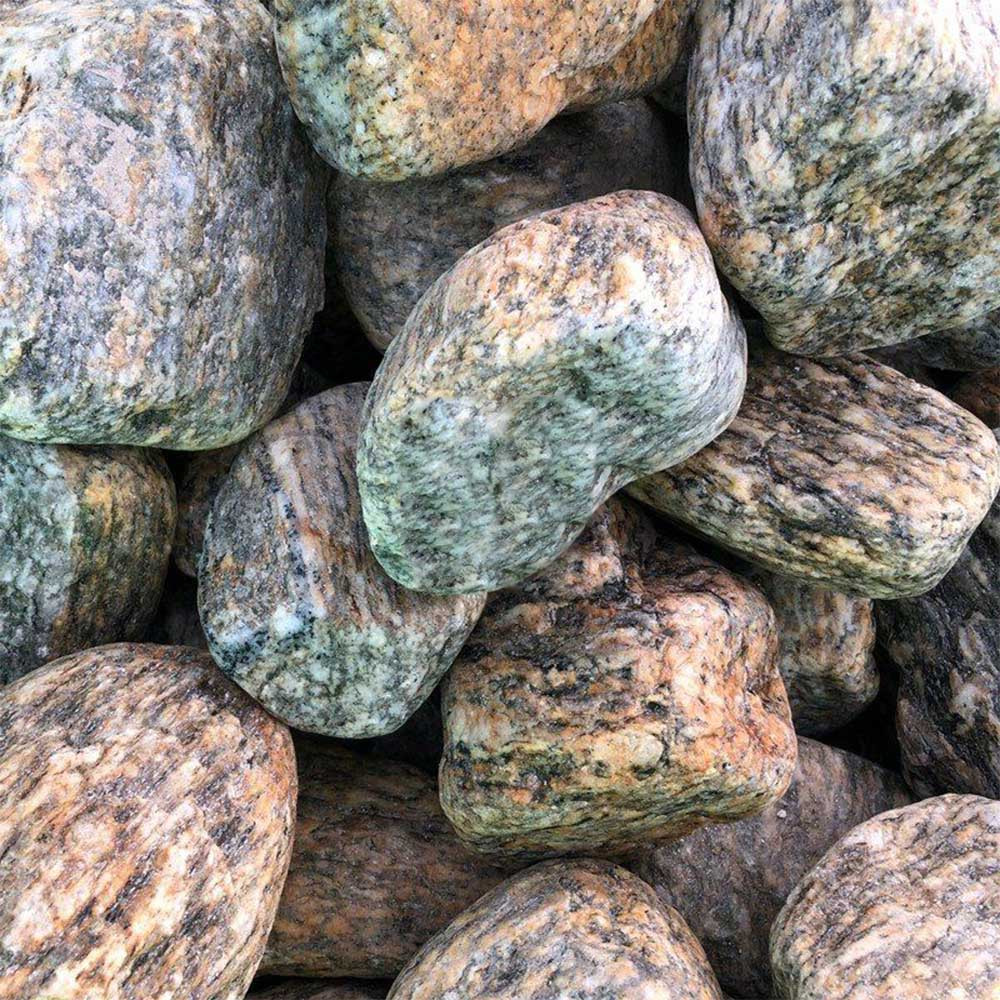 100-170mm Tiger Gneiss Cobbles - 850kg Bulk Bag
