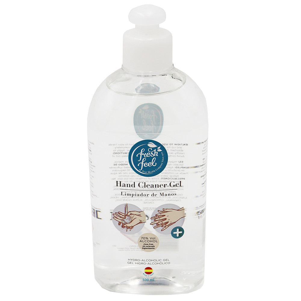 70% Alcohol Hydroalcoholic Hand Sanitiser Gel - 500ml - Pack of 4