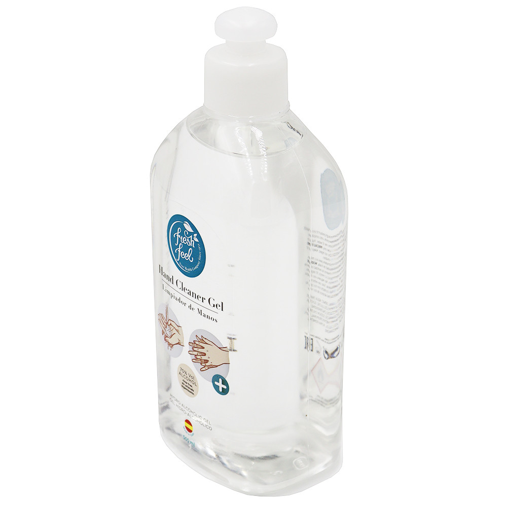 70% Alcohol Hydroalcoholic Hand Sanitiser Gel - 500ml - Pack of 4