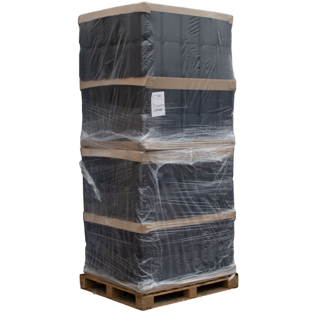 10 Litre Stackable Jerry Can - Tamper Evident 51mm Lid - Black - Clearance