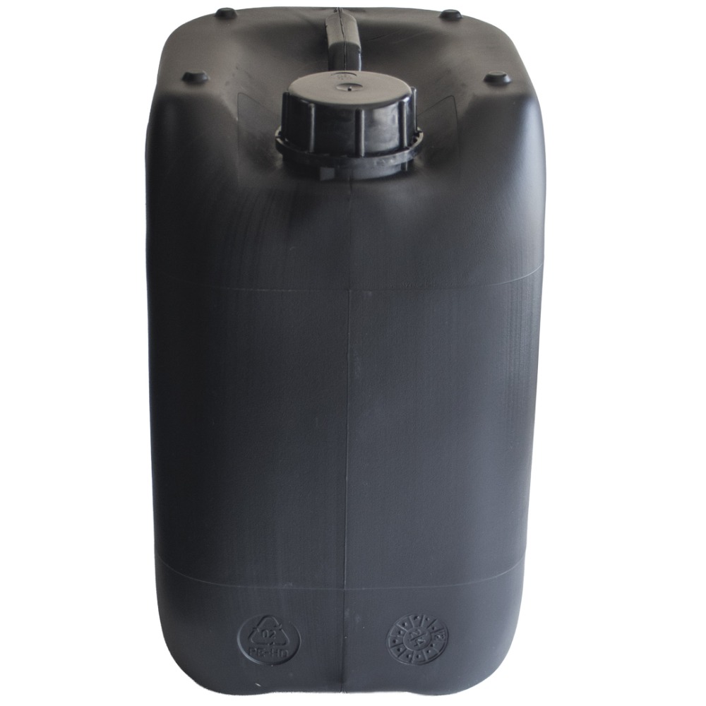 10 Litre Stackable Jerry Can - Tamper Evident 51mm Lid - Black - Clearance