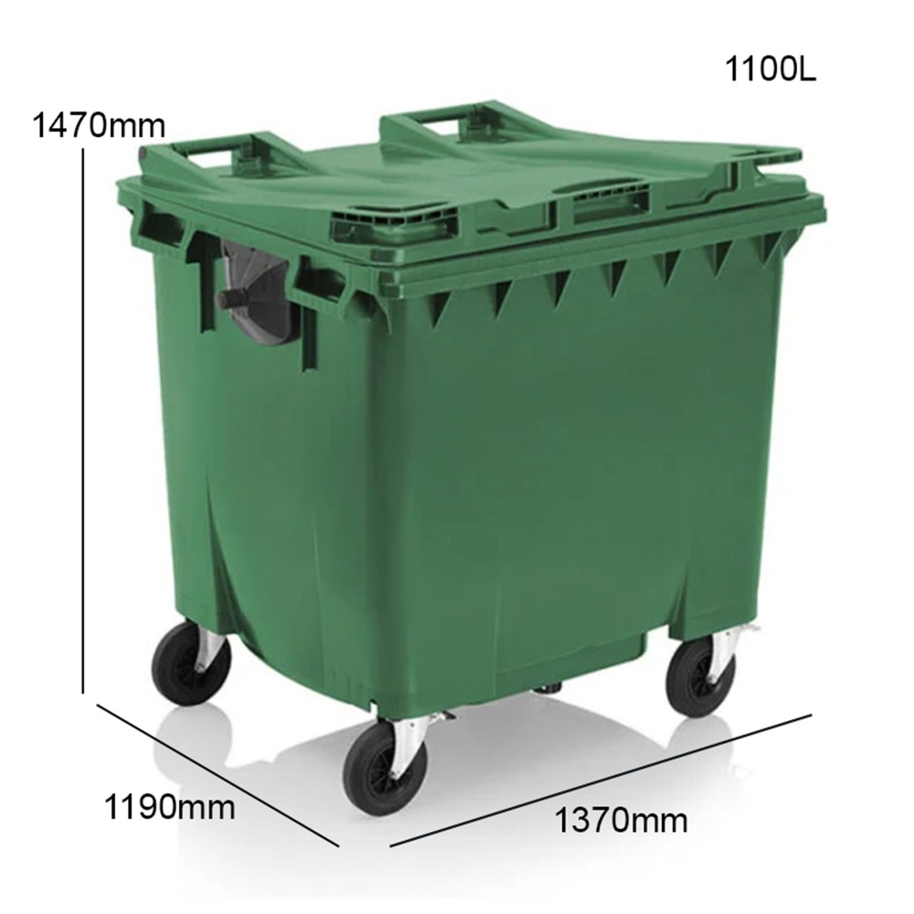 Simpler Recycling Kerbside Wheeled Bin Station - 660-1100L