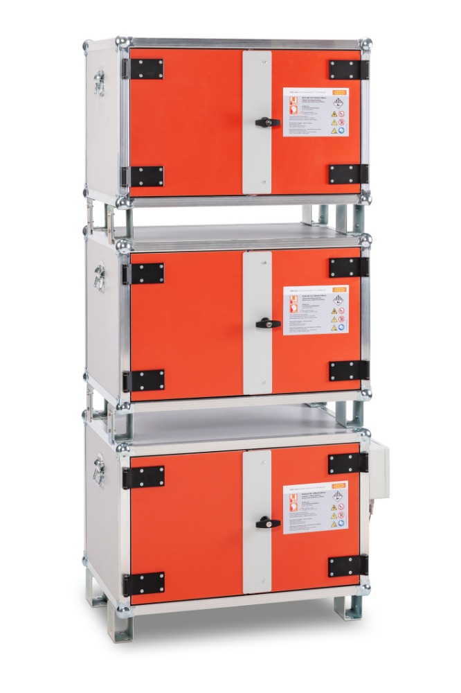 Lithium Battery Storage Cabinet With Stacking Feet 660 X 620 X 800mm lithium-battery-storage-cabinet-with-stacking-feet-660-x-620-x-800mm