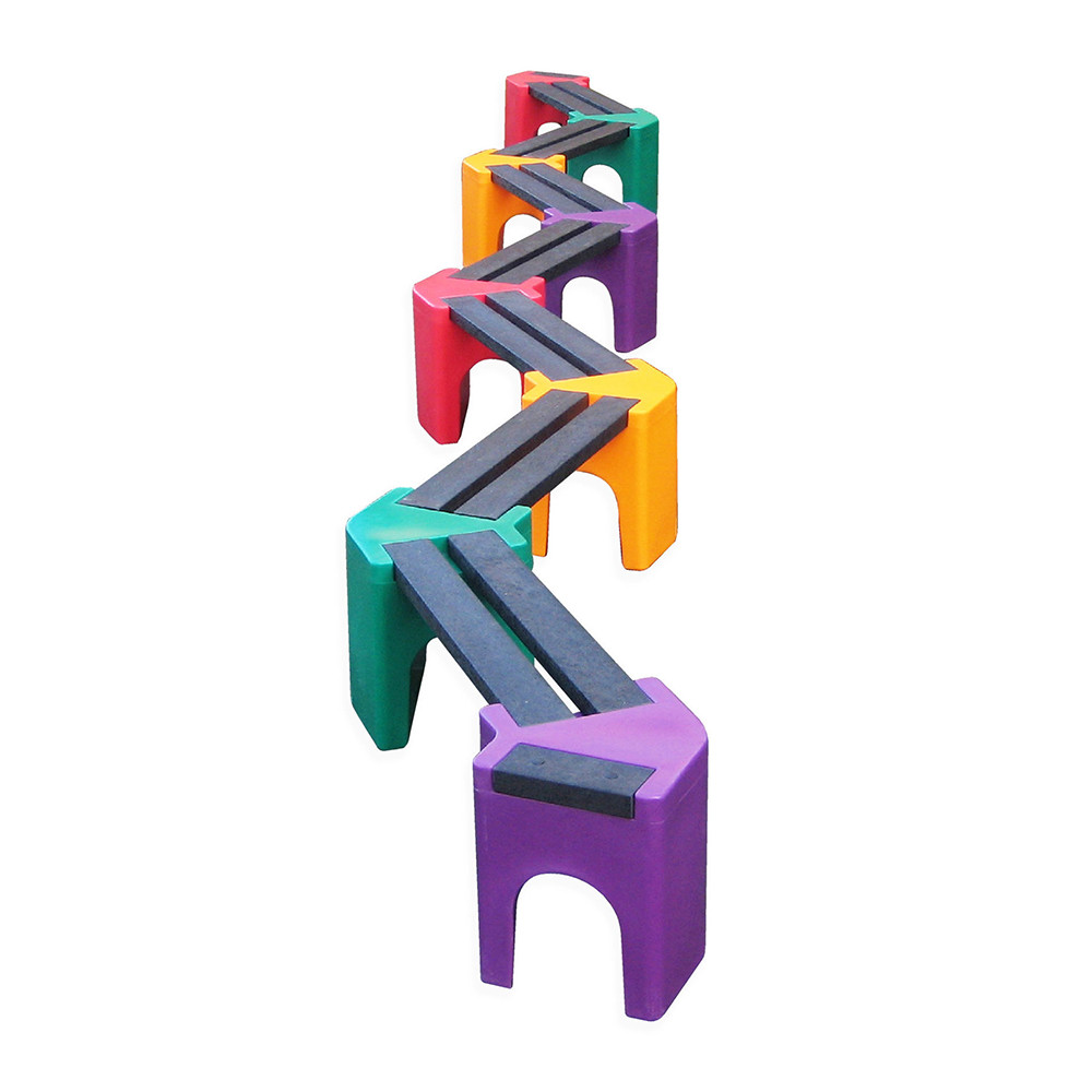 Zig Zag Learning Bench - 12 seater