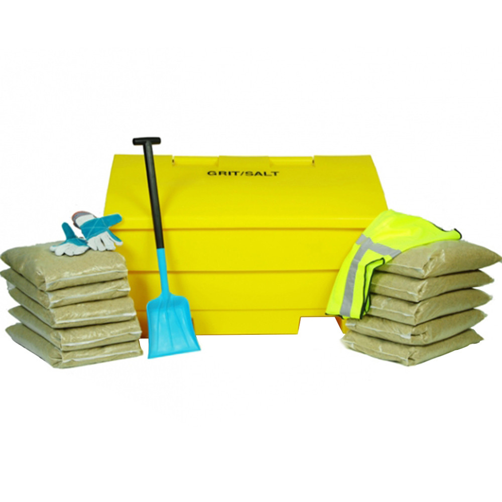 12 Cu Ft Grit Bin Winter Pack - 350 Litre / 350 kg capacity