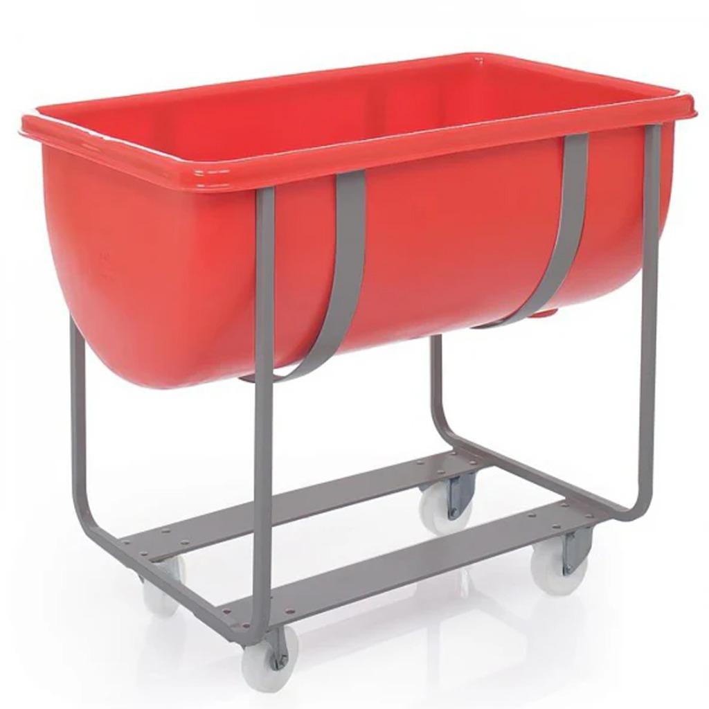 145 Litre Trough with Stainless Steel Mobile Frame