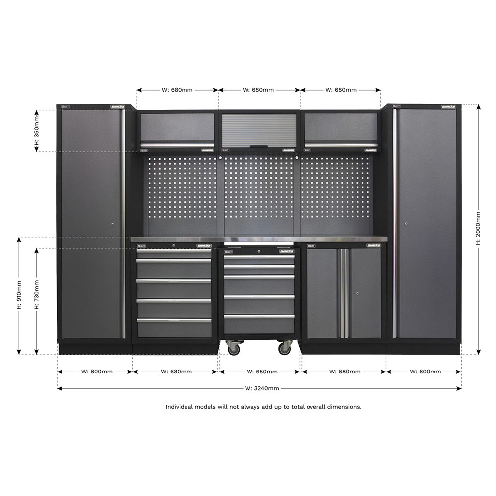 Sealey APAS01 Modular Storage System with Bins