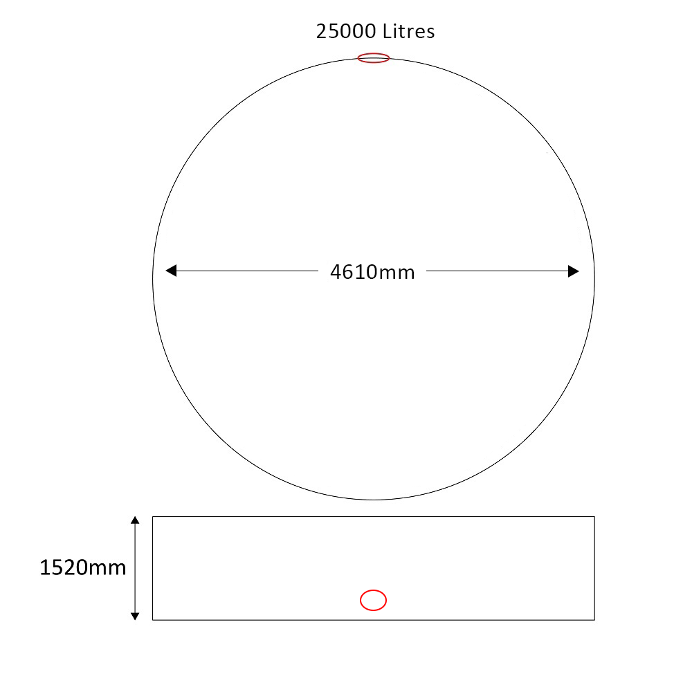 Commercial Fish Farming & Breeding Tank 25000 Litres