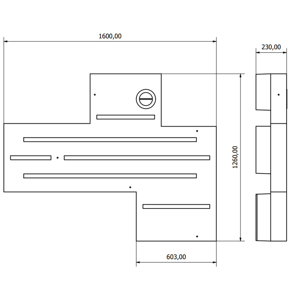 180 Litre Underslung Water Tank for VW Crafter