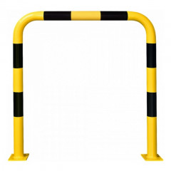 Black Bull Steel Collision Protection Guard - 1200 x 1000mm - Yellow and Black