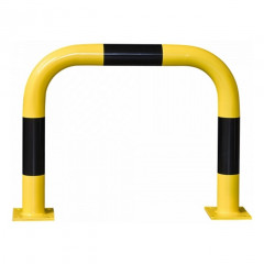 Black Bull Steel Collision Protection Guard - 600 x 750mm - Yellow and Black