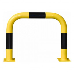 Black Bull Steel Collision Protection Guard - 600 x 750mm - Yellow and Black