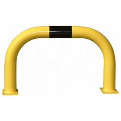 Black Bull Steel XL Collision Protection Guard - 600 x 1000mm - Yellow and Black