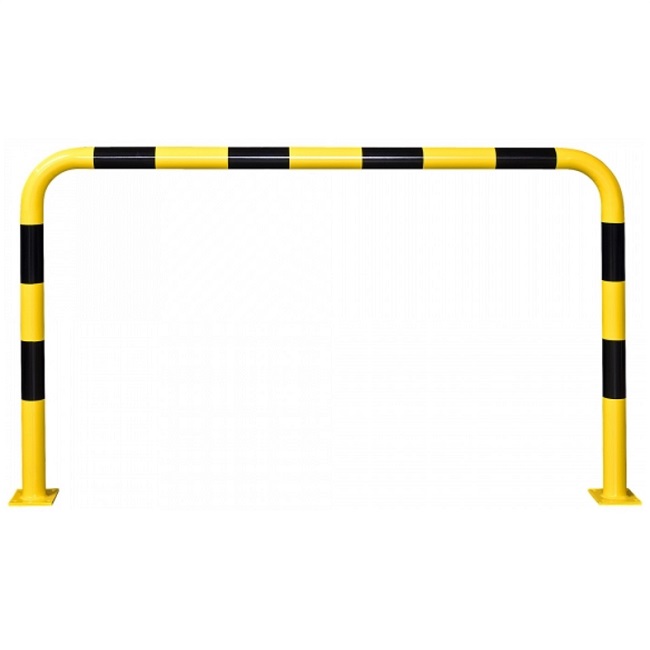 Black Bull Steel Collision Protection Guard - 1200 x 2000mm - Yellow and Black