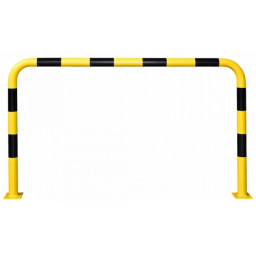 Black Bull Steel Collision Protection Guard - 1200 x 2000mm - Yellow and Black
