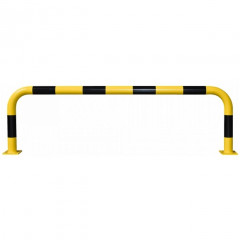 Black Bull Steel Collision Protection Guard - 600 x 2000mm - Yellow and Black