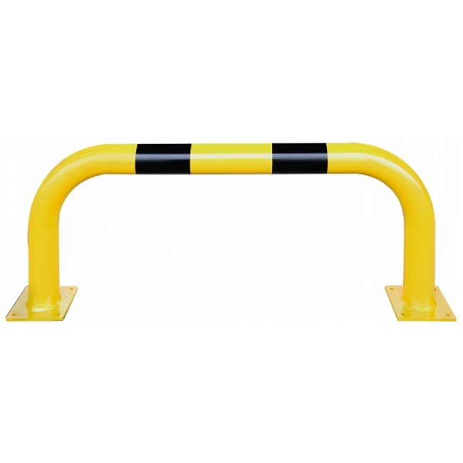 Black Bull Steel XL Collision Protection Guard - 600 x 1500mm - Yellow and Black