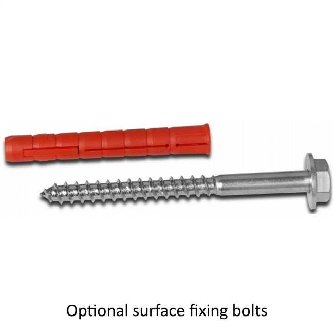 Pallet Racking Protector with Guide Roller - Right Angle Profile - 400 x 160 x 6mm