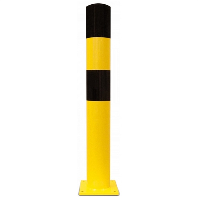 Black Bull Type XL Heavy Duty Bollard - 194 x 1200mm - Yellow and Black