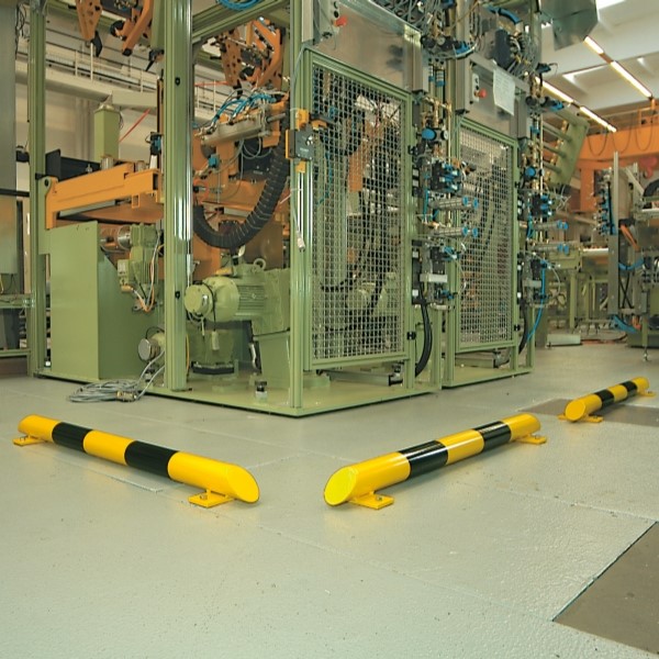 Black Bull Collision Protection Bars - 86 x 800mm - Yellow and Black