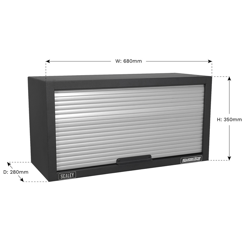 Sealey Modular Wall Cabinet Tambour