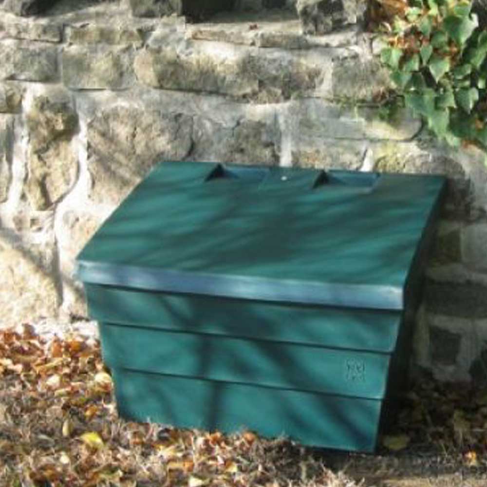 2 Cu Ft Lockable Grit Bin - 50 Litre / 50 kg Capacity
