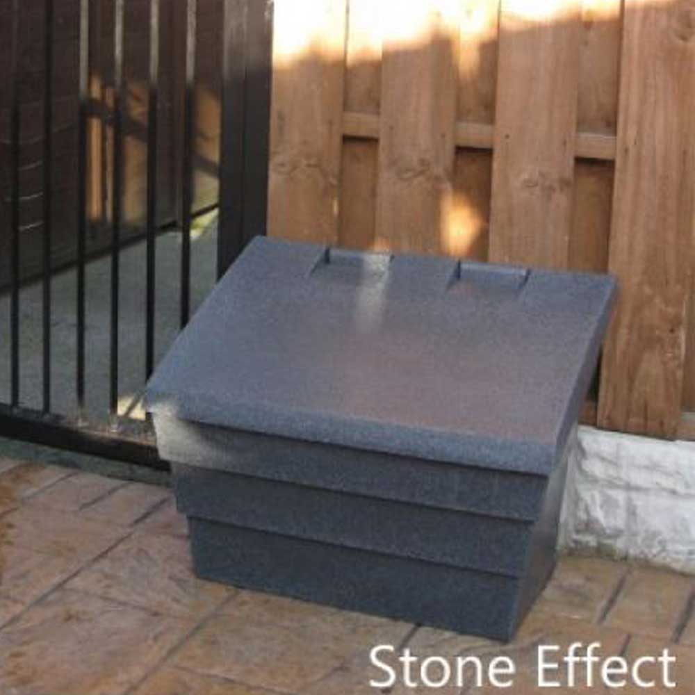 2 Cu Ft Lockable Grit Bin - 50 Litre / 50 kg Capacity