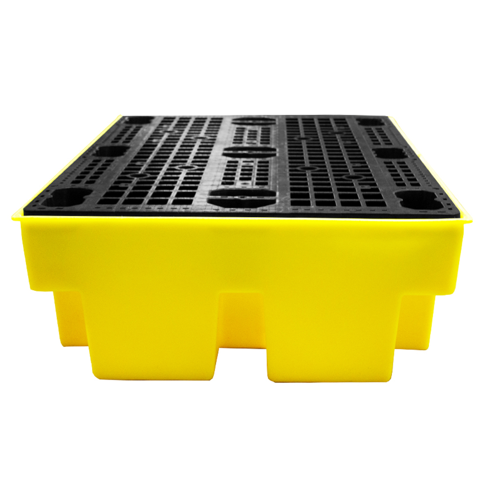 2 Drum Spill Pallet With Removable Grid - 240 Litre
