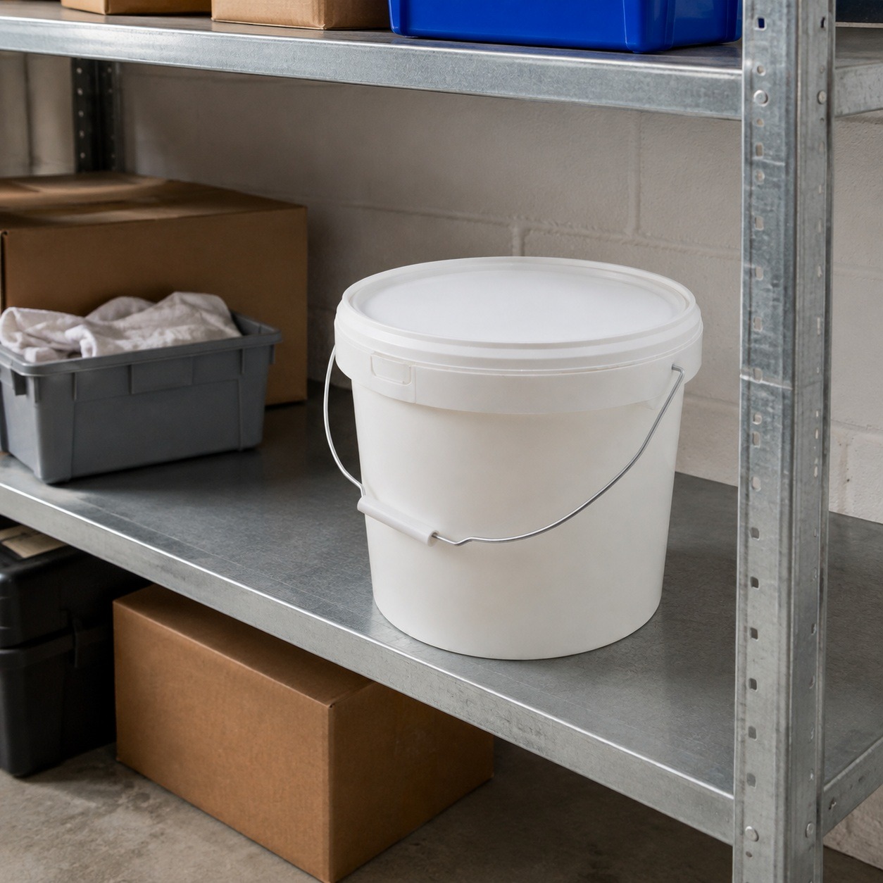 20 Litre Food Grade Plastic Bucket with Tamper-Evident Lid