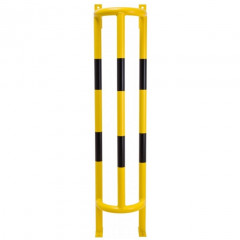 Wall and Ground Mounted External Pipe Protector - 1500 x 350 x 300mm - Yellow and Black
