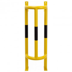 Wall and Ground Mounted External Pipe Protector - 1000 x 350 x 300mm - Yellow and Black
