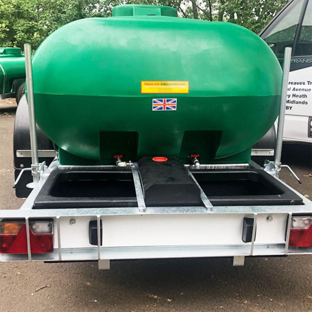 2000 Litre Agricultural Highway Water Bowser with Trough