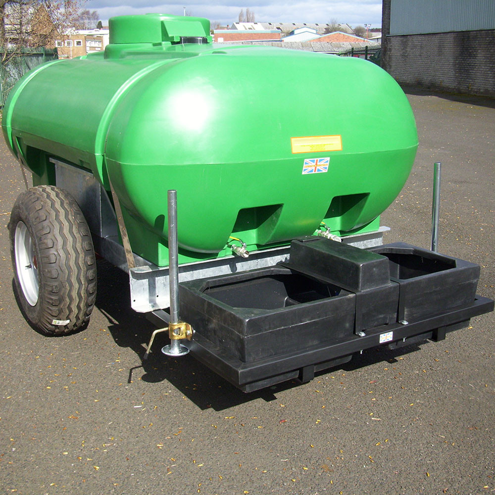 2000 Litre Agricultural Site Water Bowser with Trough