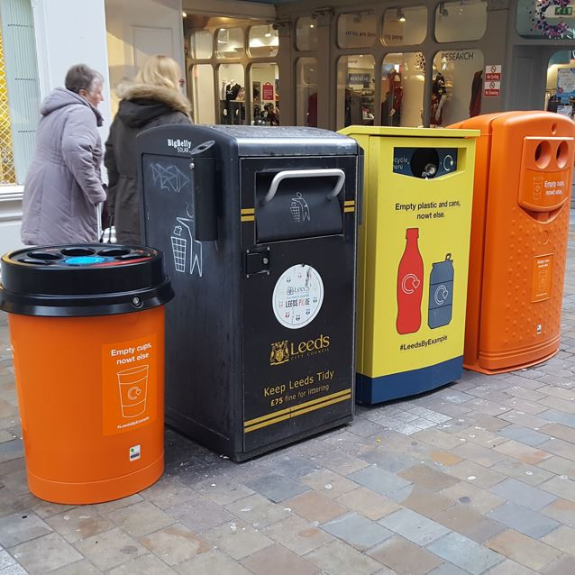 Cup and Liquid Recycling Bin - 120 Litres