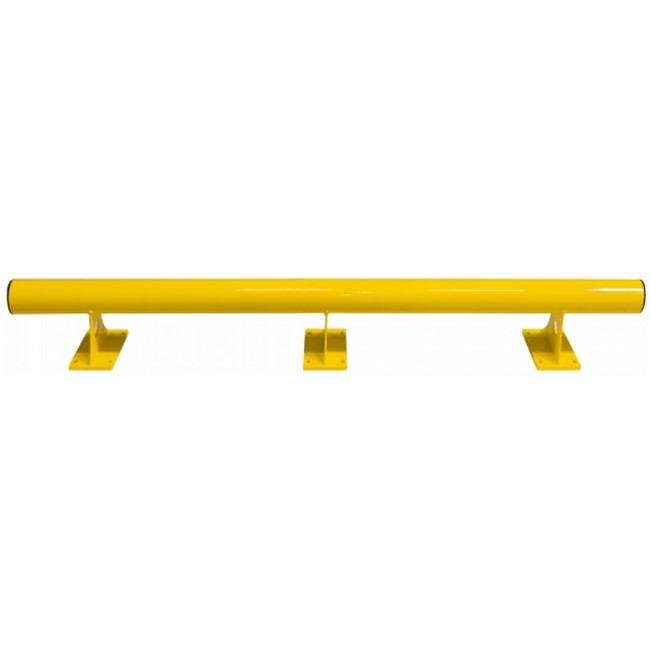 Black Bull Raised Collision Protection Bars - 200 x 2000mm - Yellow