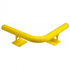 Black Bull Raised Corner Collision Protection Bars - 200 x 638 x 638mm - Yellow