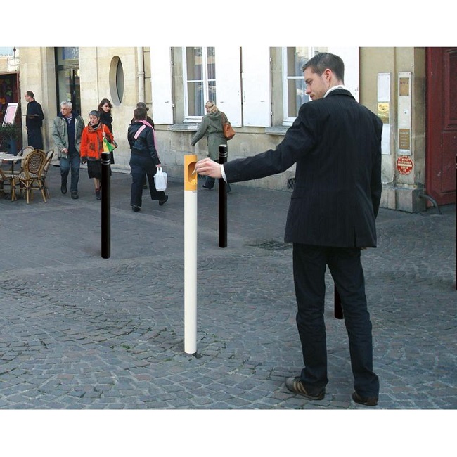 Classic Cigarette Butt Bollard