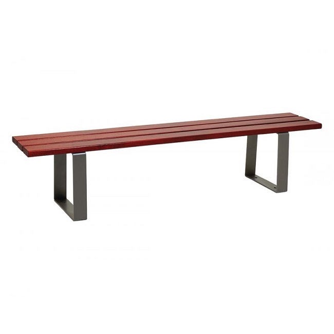 Riga Wood and Steel Bench Kingfisher Direct Ltd - Main Image