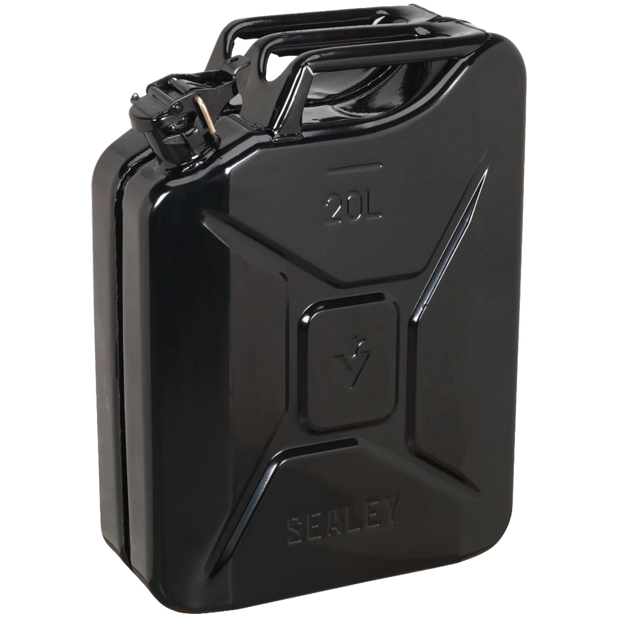 20 Litre Steel Jerry Can - Black, Red, Green