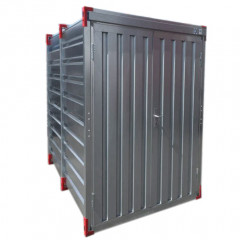 2.25m Flat Pack Storage Container with Double Wing Doors
