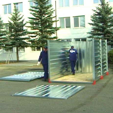 6m Flat Pack Storage Container with Double Wing Doors