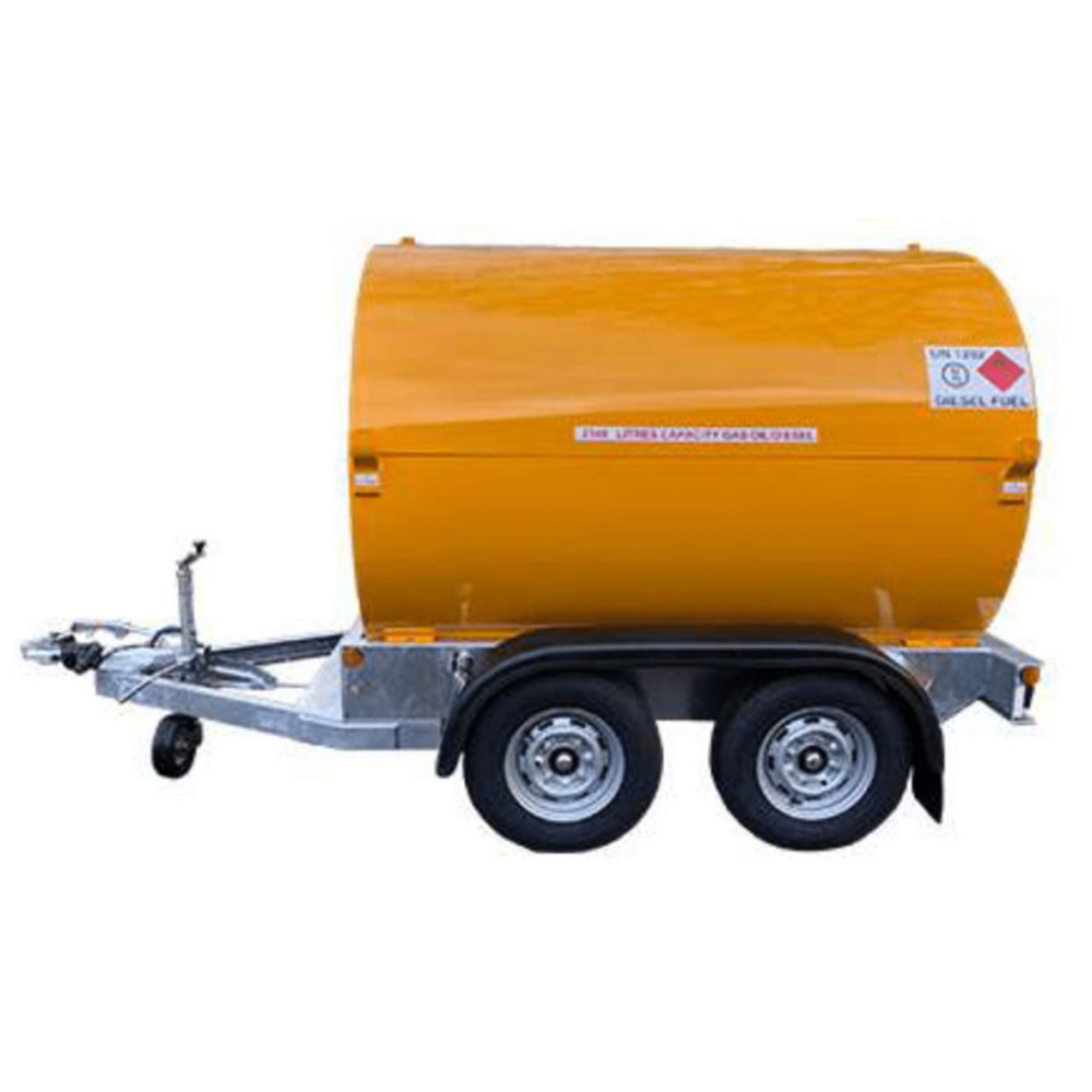 2140 Litre U.N Approved Bunded Diesel Twin Axle EU Highway Bowser