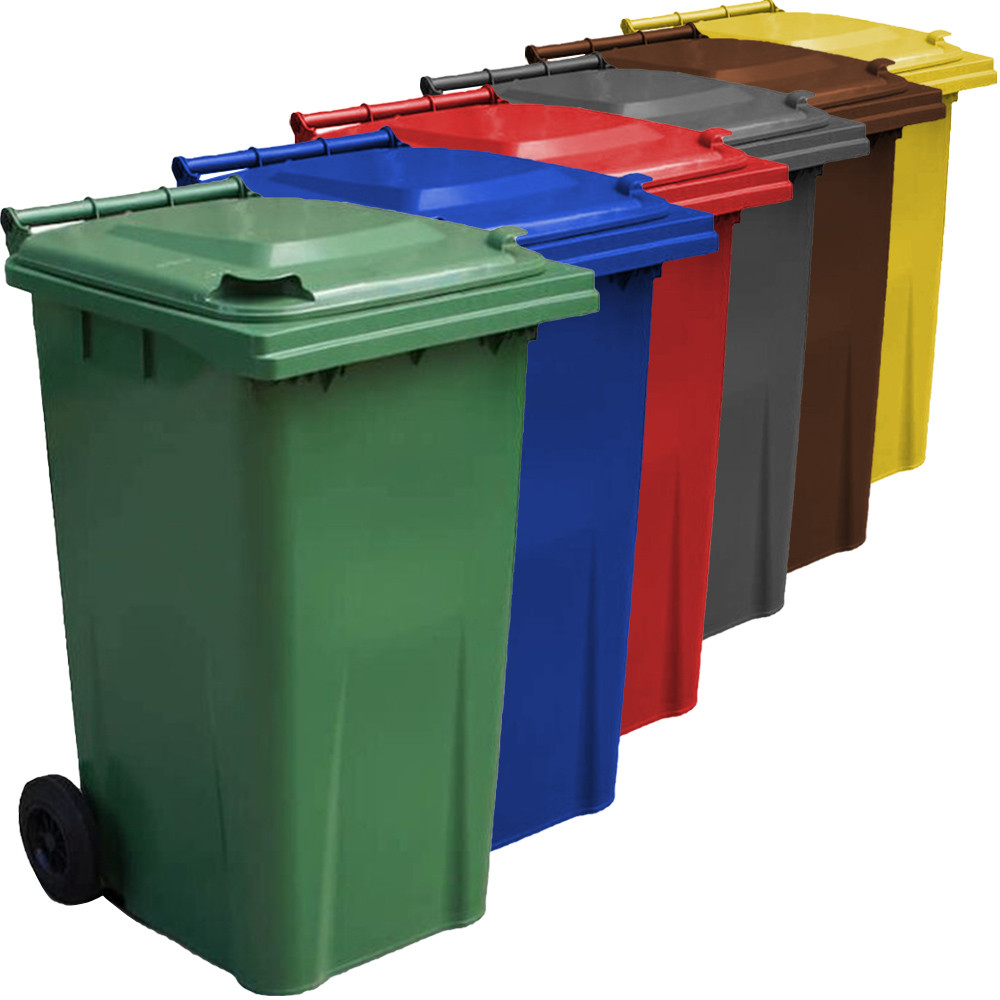 Bin Plastic Décor Decals, Stickers & Vinyl Art Set Of 4 Wheelie Bin ...